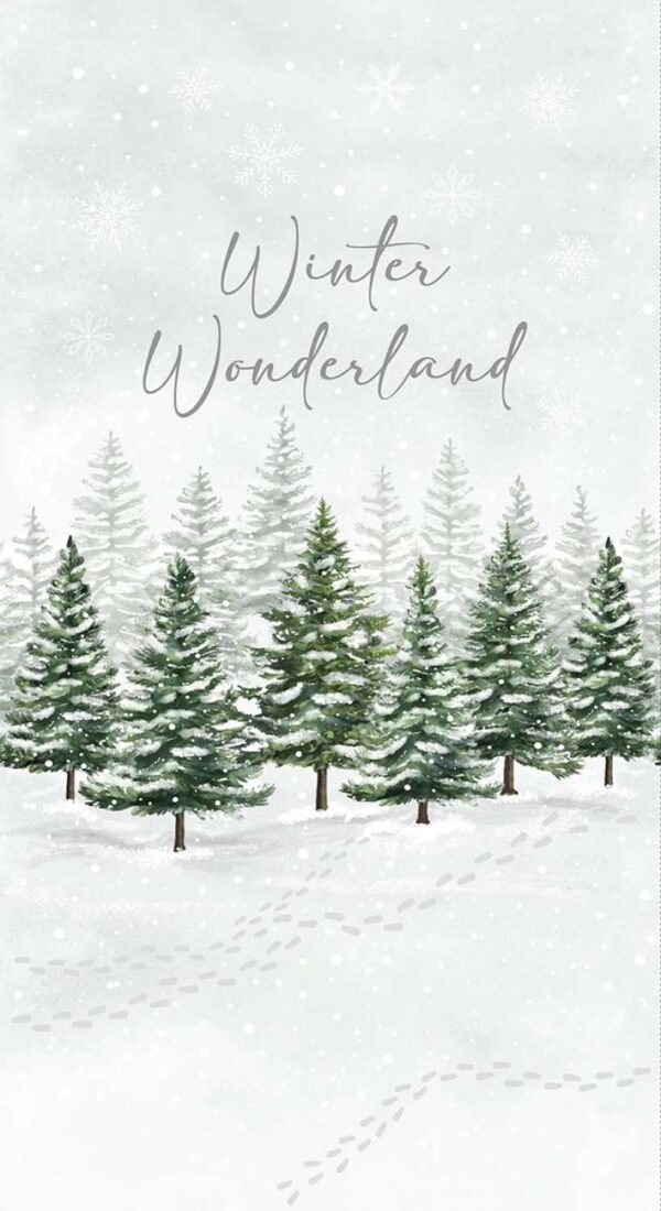 Winter Winter Wonderland Panel 24" # CD3691-WINTER