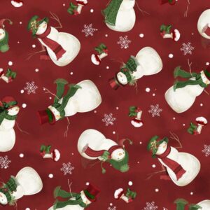 Red Tossed Snowmen # 27736-337