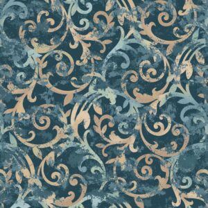Blue Scrolls # 3422-77