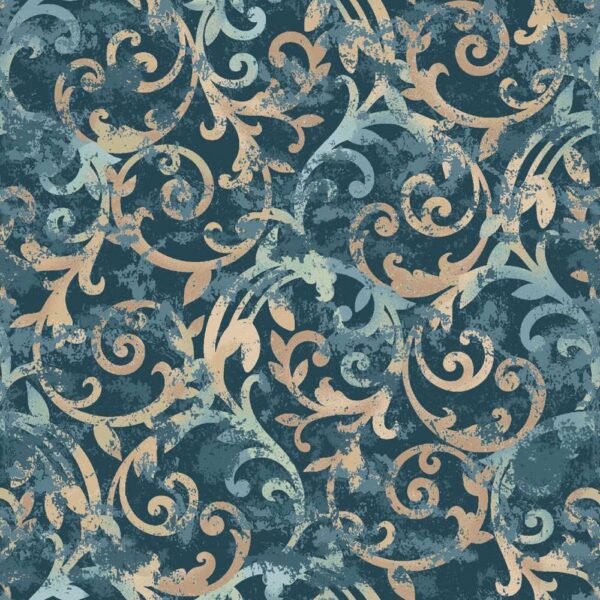 Blue Scrolls # 3422-77