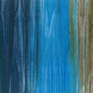 Northcott Hand dye Batik - Blue/Brown 83580-45