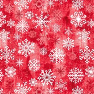 Candy Snowflake Toss 108in Wideback # 8398S-88