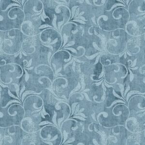 Blue Scroll Allover # BQ4076-11