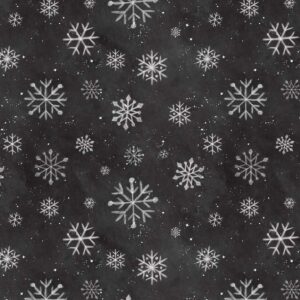 Charcoal Snowflakes # BQ4121-95