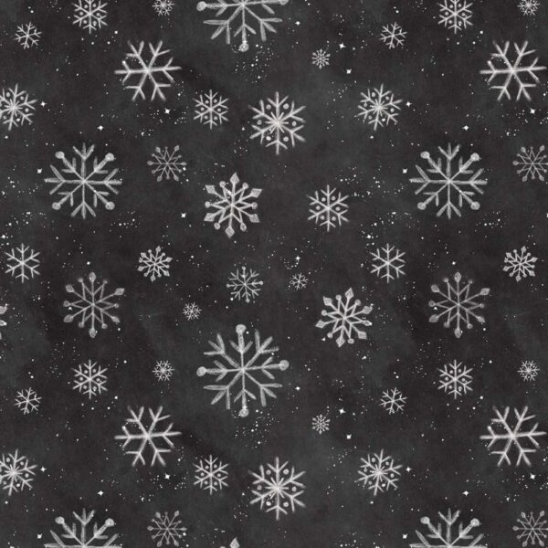 Charcoal Snowflakes # BQ4121-95
