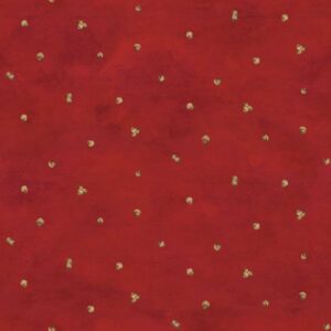 Covered Bridges in Fall Acorn Ditsy Red # C16214R-RED