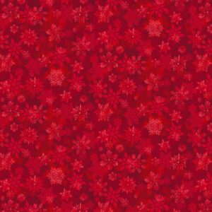 Red Tonal Snowflakes # CD3616-RED