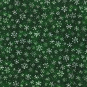 Green Chalk Dust Snowflakes # DDC12326-GREE