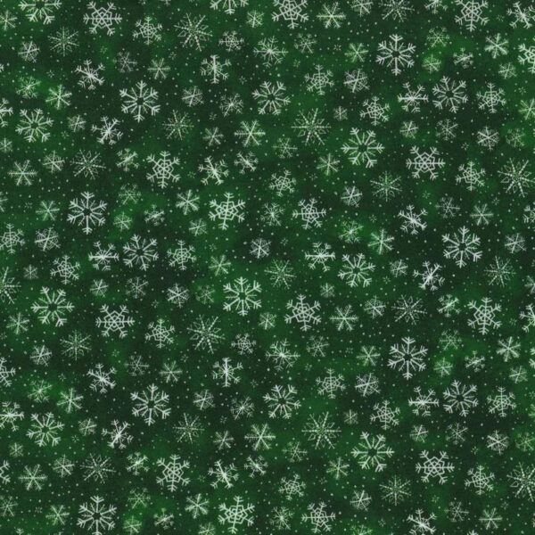 Green Chalk Dust Snowflakes # DDC12326-GREE