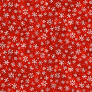 Red Chalk Dust Snowflakes # DDC12326-REDX