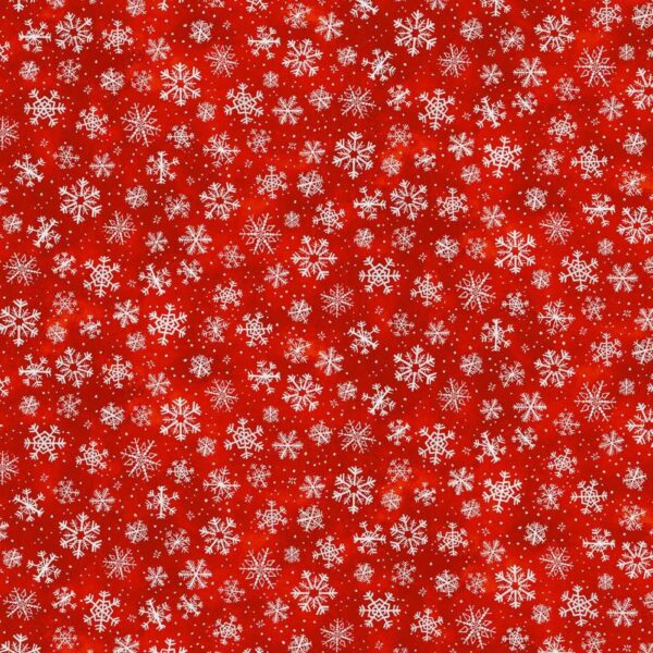 Red Chalk Dust Snowflakes # DDC12326-REDX