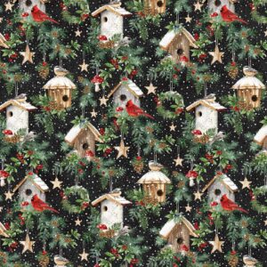 Northcott Winter Song Birdhouse - DP27802-99