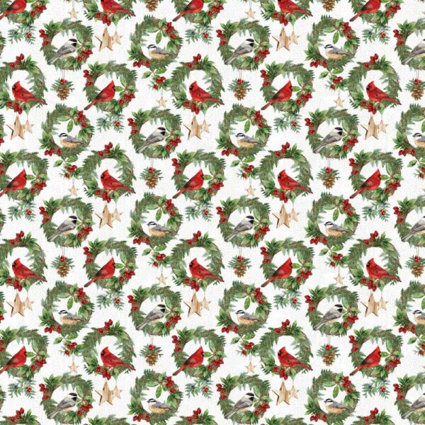 Northcott Winter Song Wreaths - DP27803-10