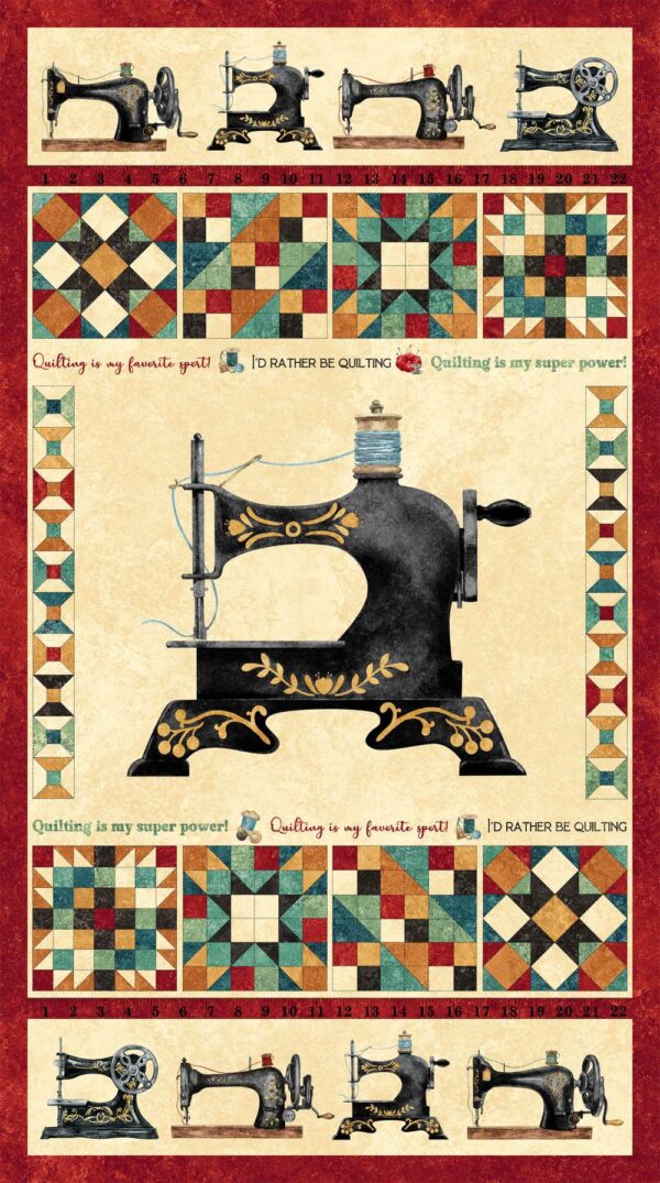 Northcott Stonehenge Stitchin Panel 24 x 43" - DP28340-12