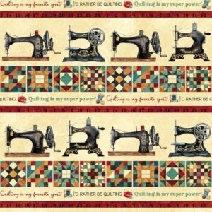 Northcott Stonehenge Stitchin Border Stripe - DP28341-12