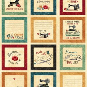 Northcott Stonehenge Stitchin Blocks - DP28342-12