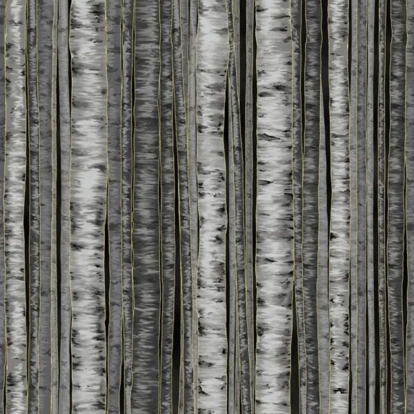 Black/Gold Berries And Birch # X7795H-4G