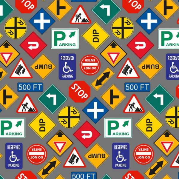 Gray Let's Go Signs # Y4469-6