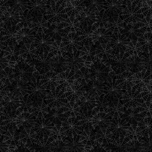 Black Halloween Digital Spiderweb # Y4485-3