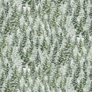 Forest Snowy Pine Trees # CD3694-FOREST