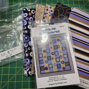 Circles and Squares Quilt Kit 52 x 64