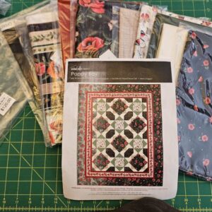 Poppy Bay Quilt Kit 55 x 67 inches