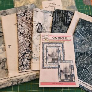 City Harbor Quilt Kit 55 x 65 inches, included backing